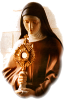 clare and the blessed sacrament